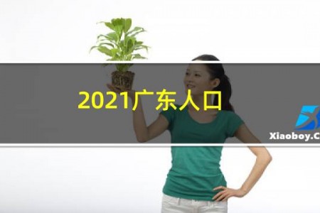 2021广东人口